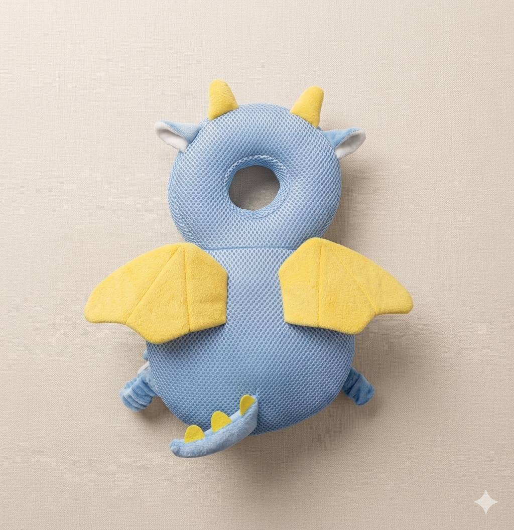 Children's backpack-pillow for learning to walk