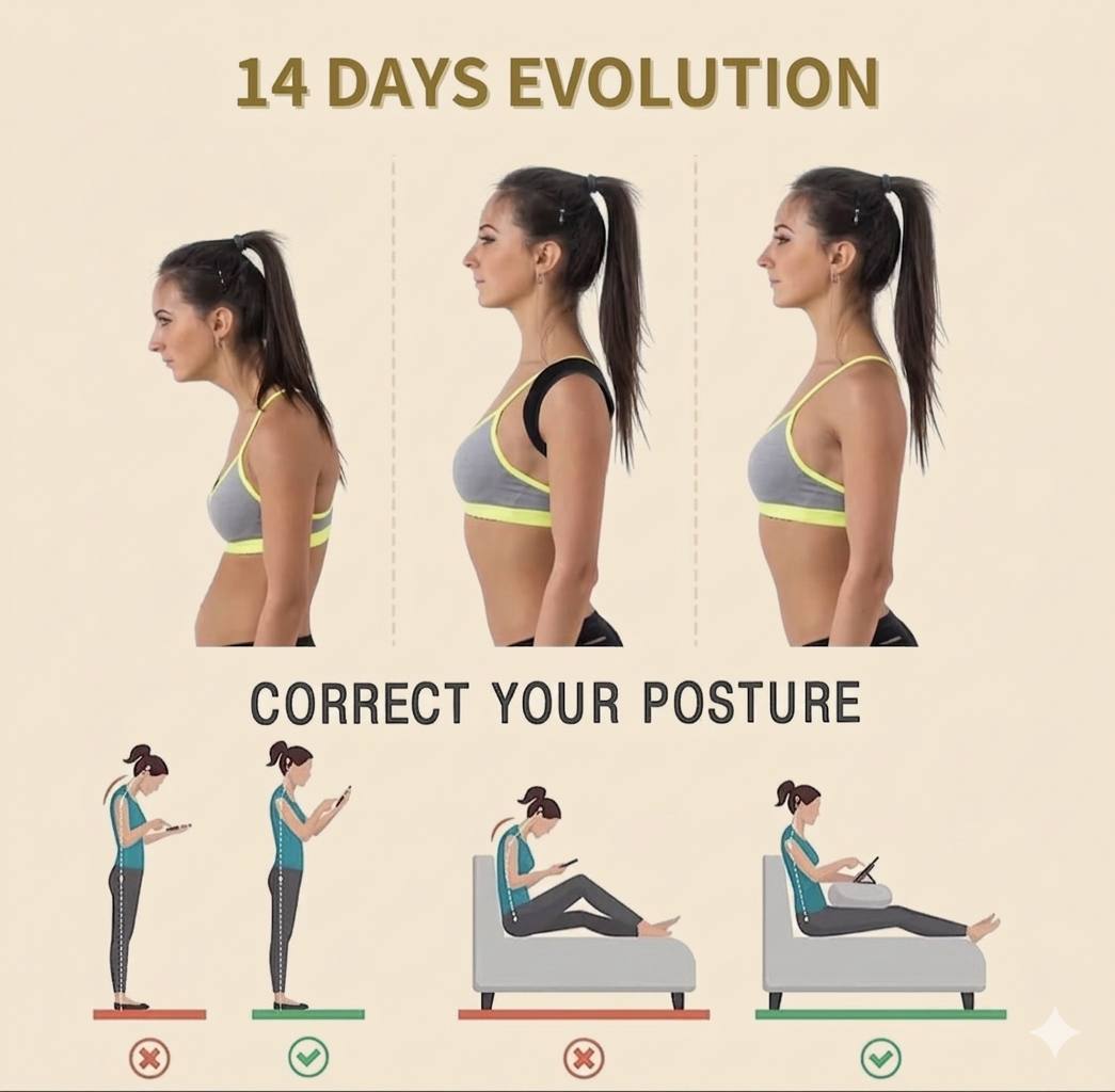 Invisible posture corrector for adults