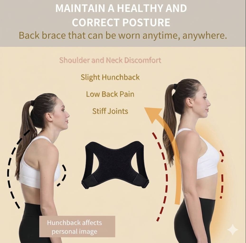 Invisible posture corrector for adults
